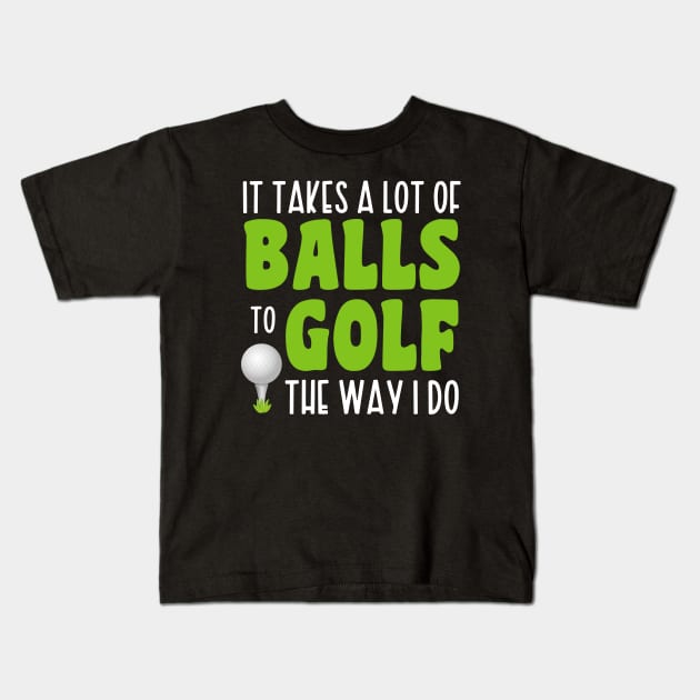 Golfing Kids T-Shirt by Xtian Dela ✅